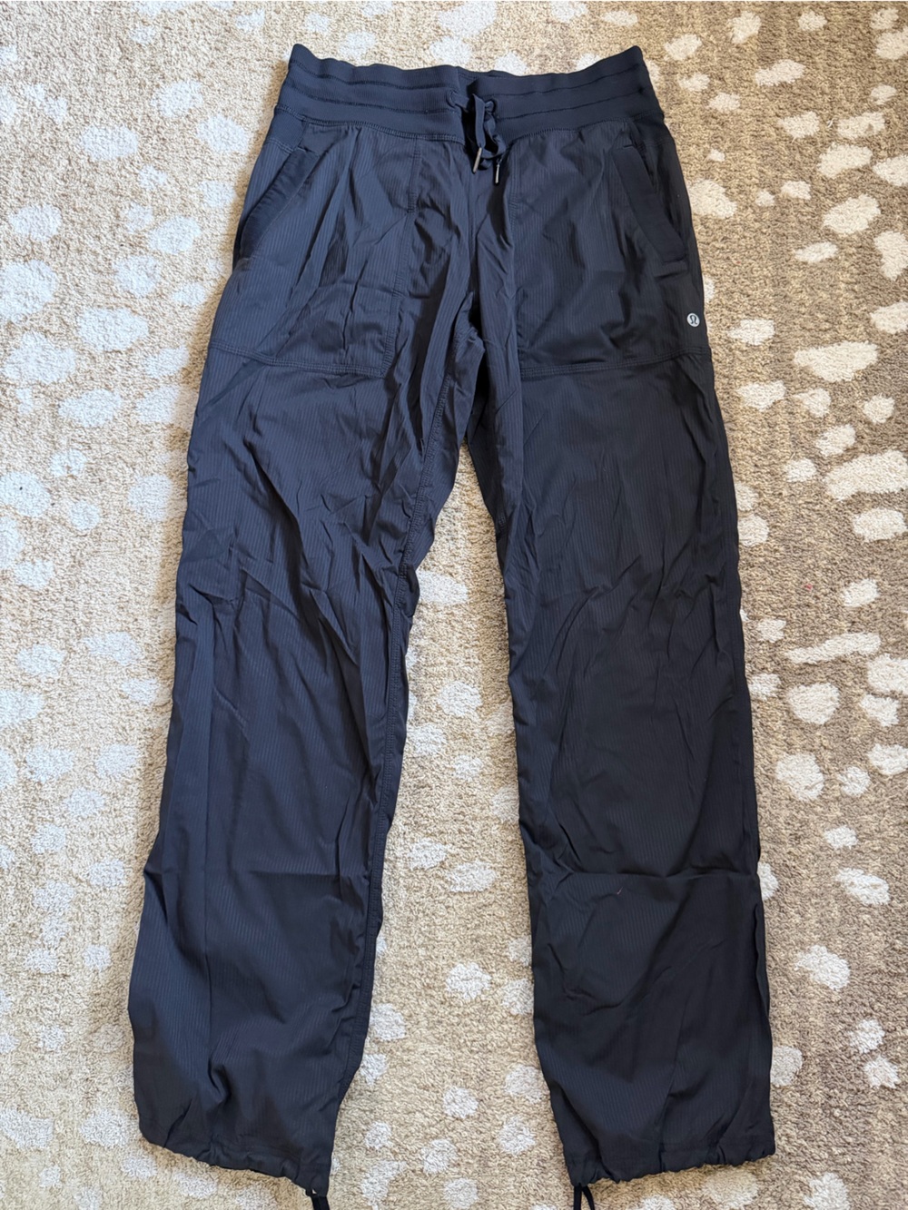 LULULEMON Dance Studio Drawstring Leg Pants Black 8